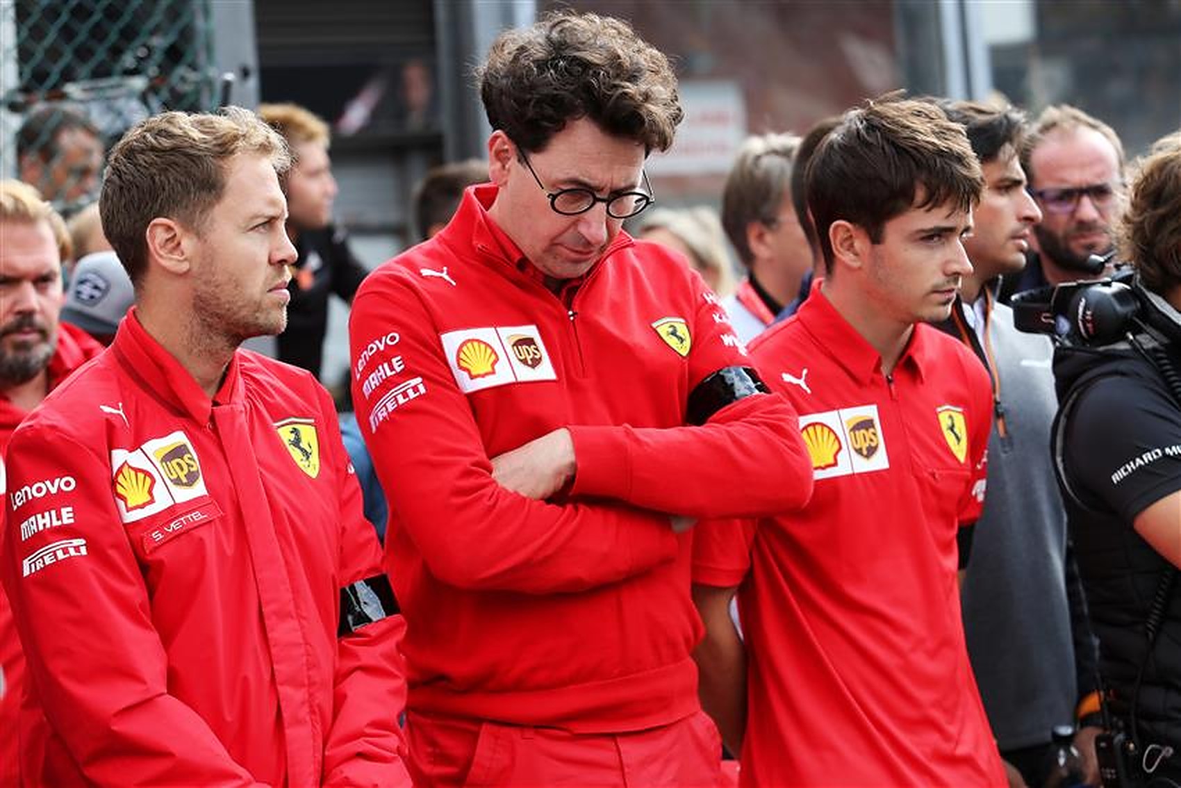 Sebastian Vettel and Mattia Binotto at Ferrari - Formula1News.co.uk
