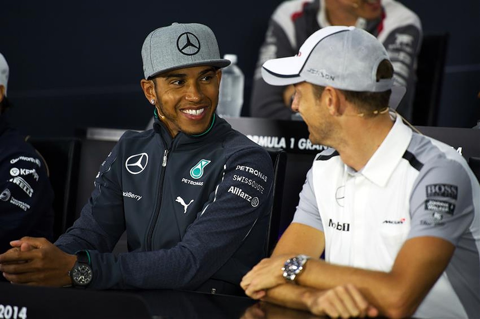 Jenson Button and Lewis Hamilton - Formula1news.co.uk