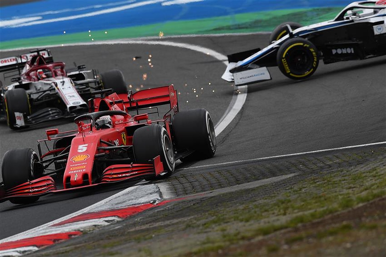 Sebastian Vettel and George Russell 2020 - Formula1news.co.uk