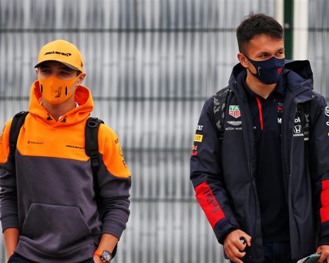 Lando Norris and Alex Albon in 2020 - Formula1news.co.uk