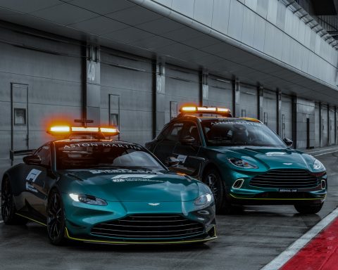 Aston Martin safety and medical car