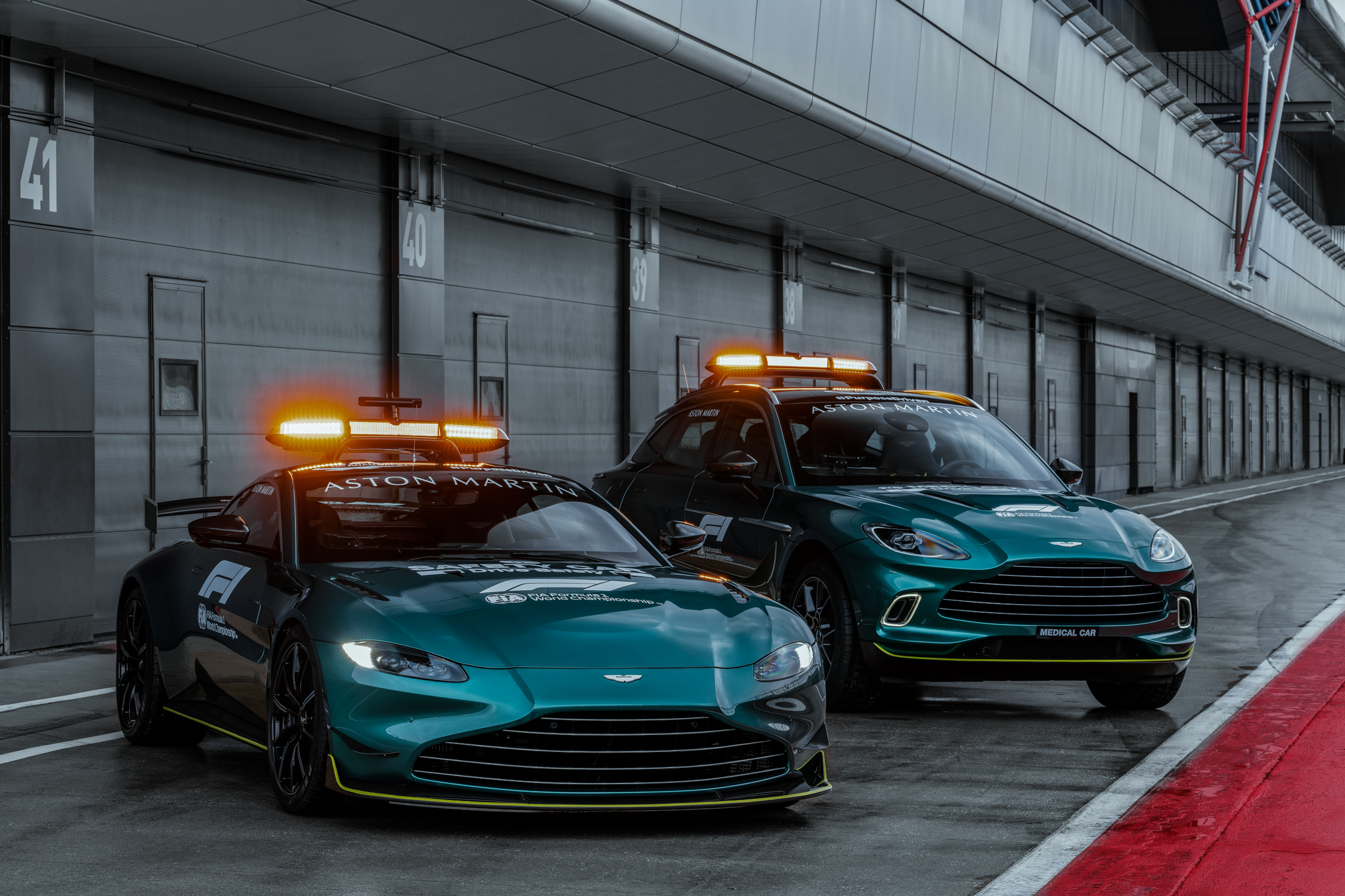 Aston Martin safety and medical car