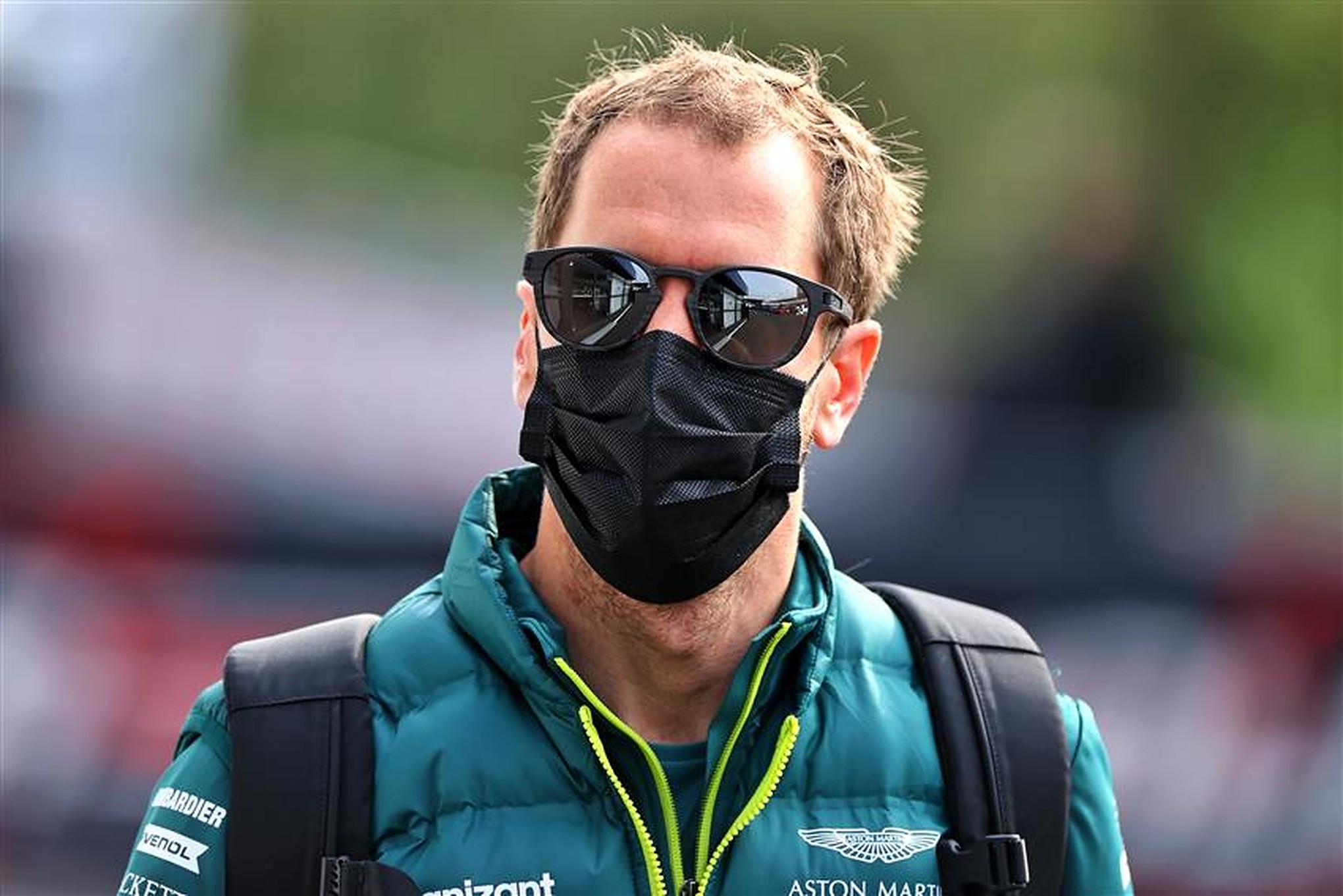 Aston Martin F1 driver Sebastian Vettel at Imola in 2021 - Formula1news.co.uk