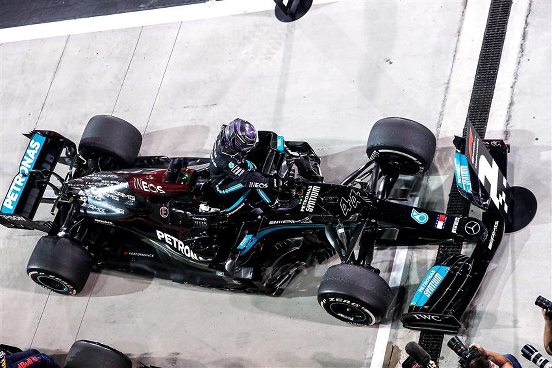 Lewis Hamilton after winning 2021 Bahrain GP - Formula1news.co.uk