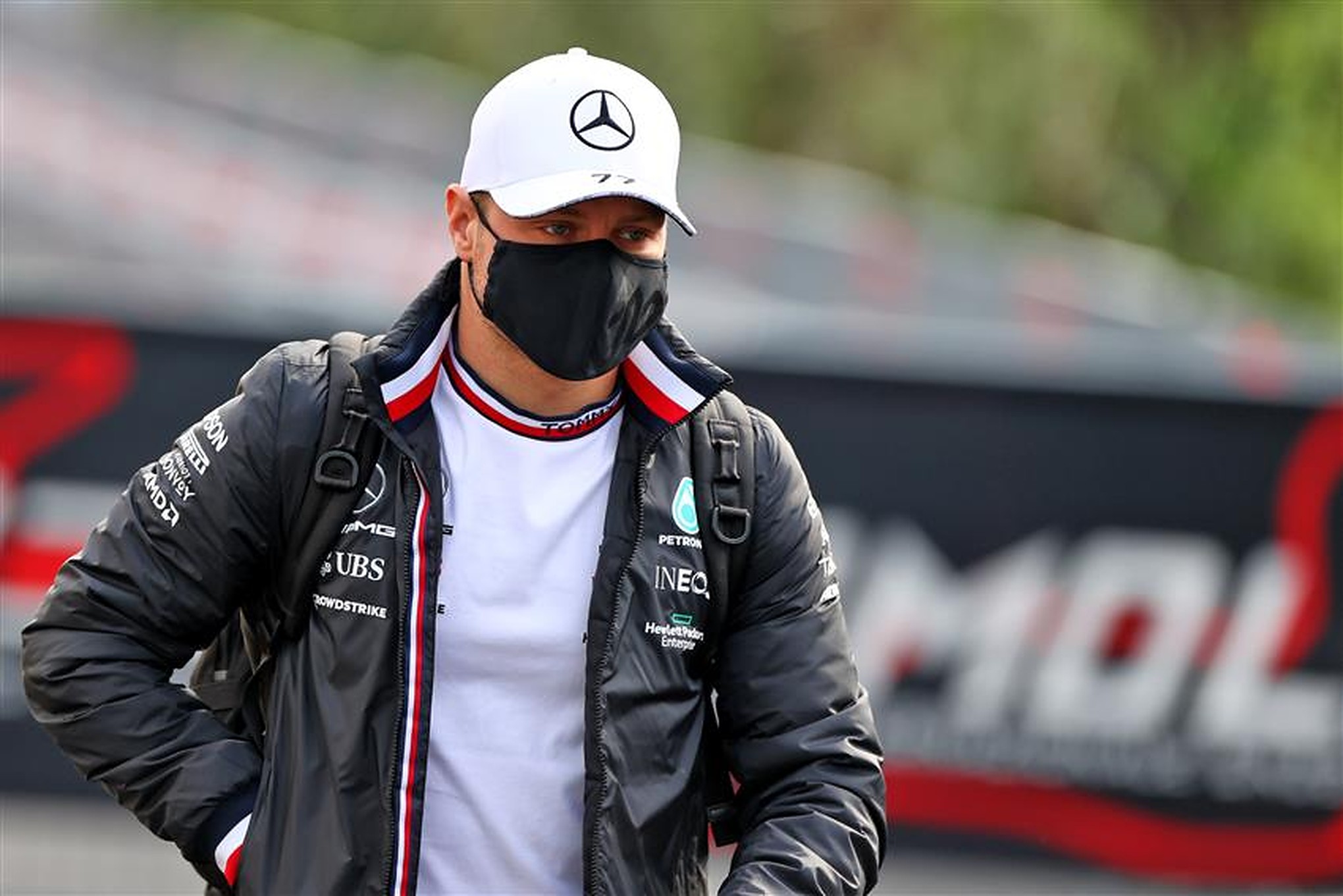 Mercedes driver Valtteri Bottas at Imola in 2021 - Formula1news.co.uk