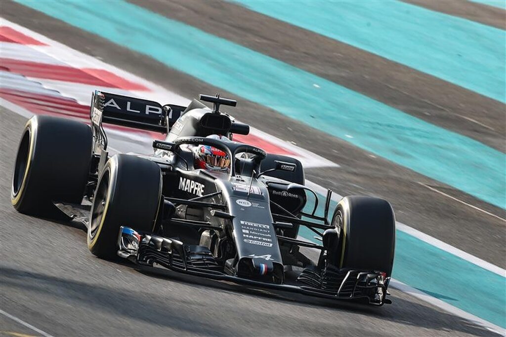 Esteban Ocon at post-season testing in Abu Dhabi 2021.v1