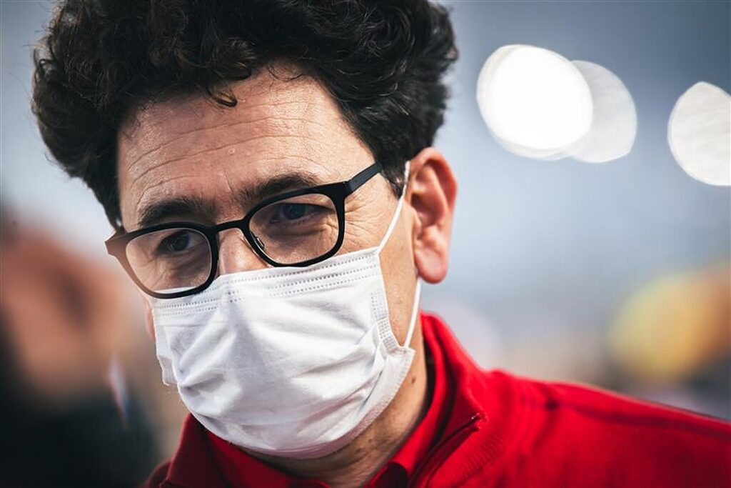 Ferrari F1 boss Mattia Binotto at 2021 Qatar GP.v1