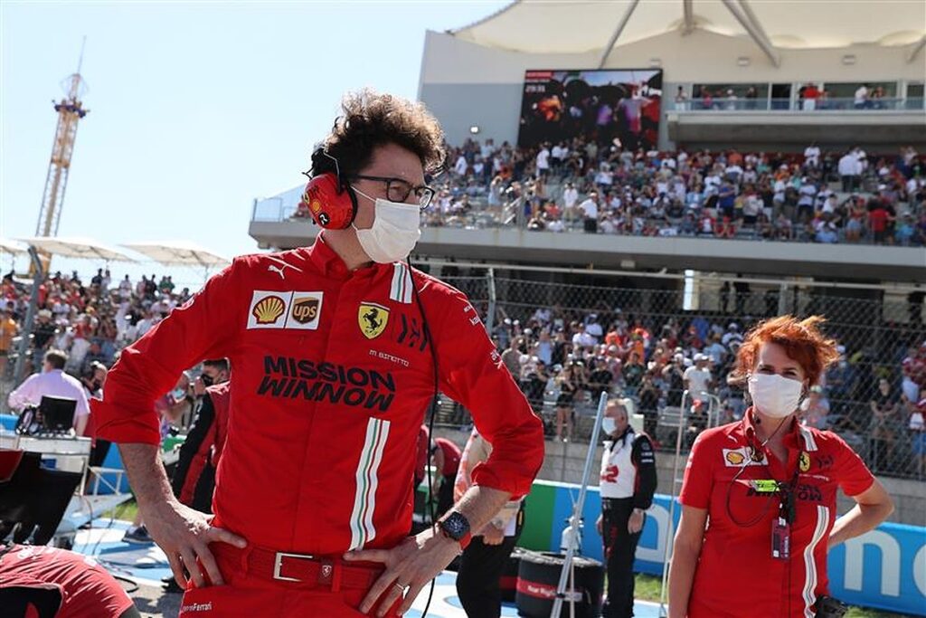 Mattia Binotto speaks about Ferrari's number 1 driver.v1