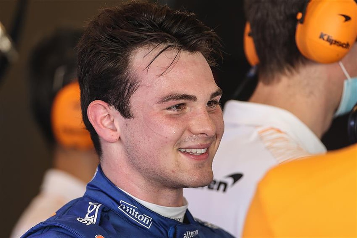 Patricio O'Ward tests a McLaren F1 Car.v1