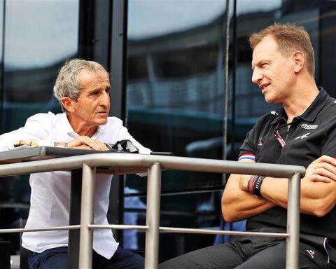 Alain Prost and Laurent Rossi in Italy in 2021.v1