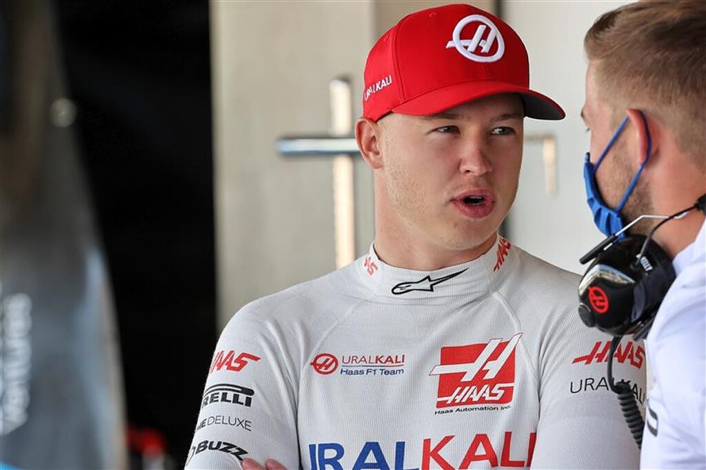 Haas F1 driver Nikita Mazepin at the 2021 Mexico Grand Prix.v1