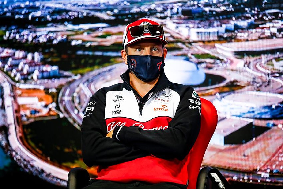 Kimi Raikkonen at the 2021 Russian GP.v1