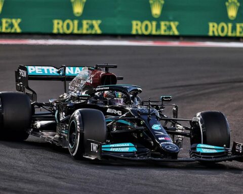 Lewis Hamilton at the 2021 F1 season finale.v1