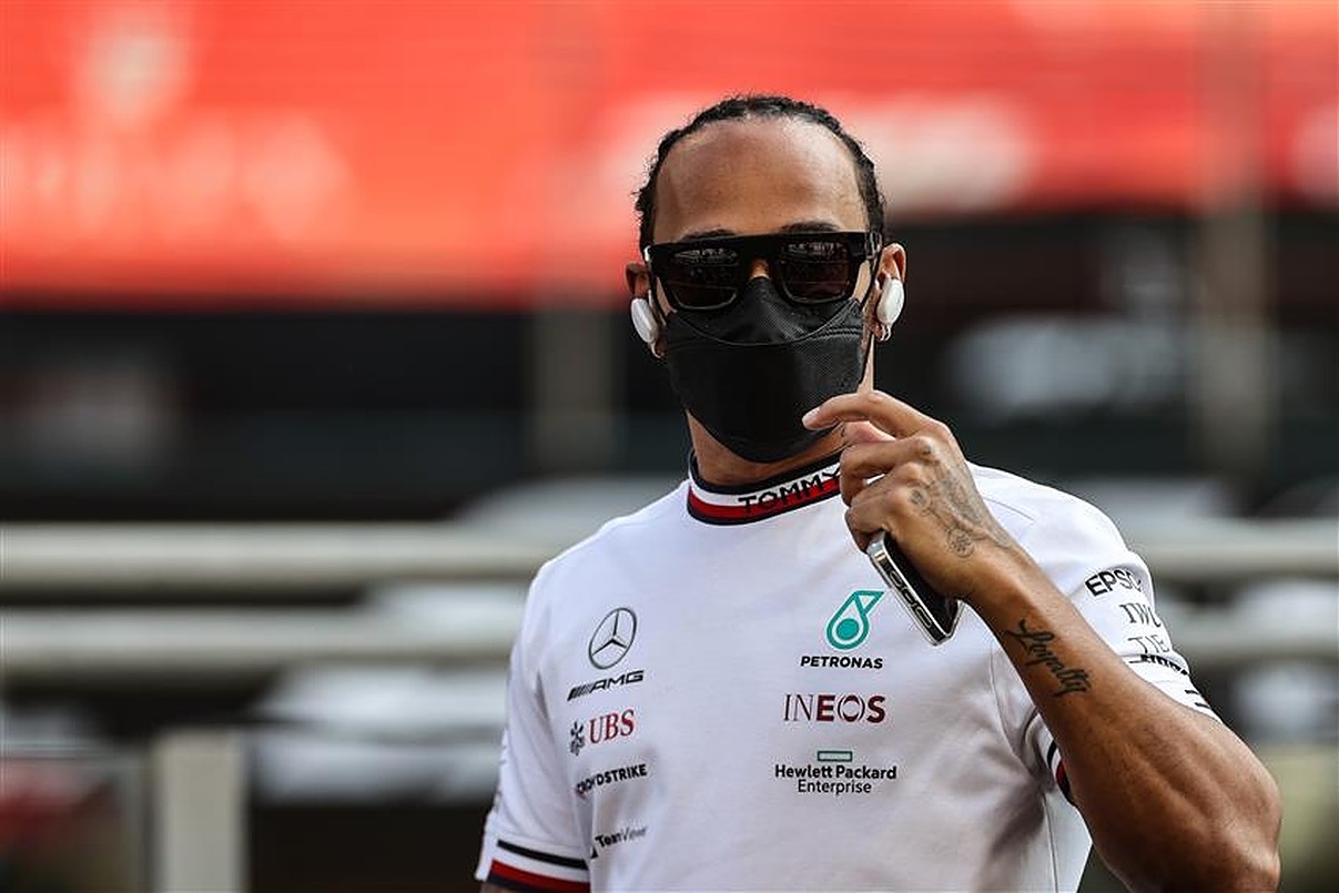 Lewis Hamilton at the rigged 2021 Abu Dhabi Grand Prix.v1
