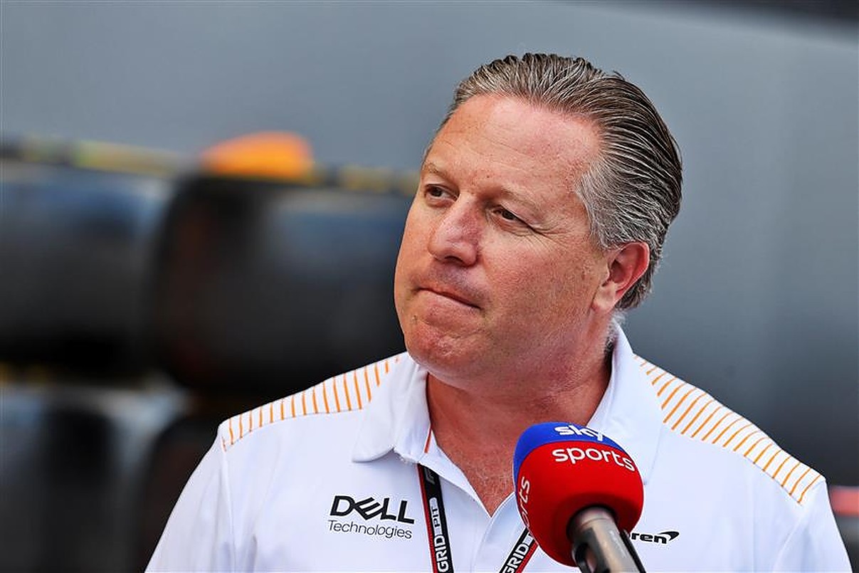 McLaren CEO Zak Brown speaks about F1's budget cap.v1