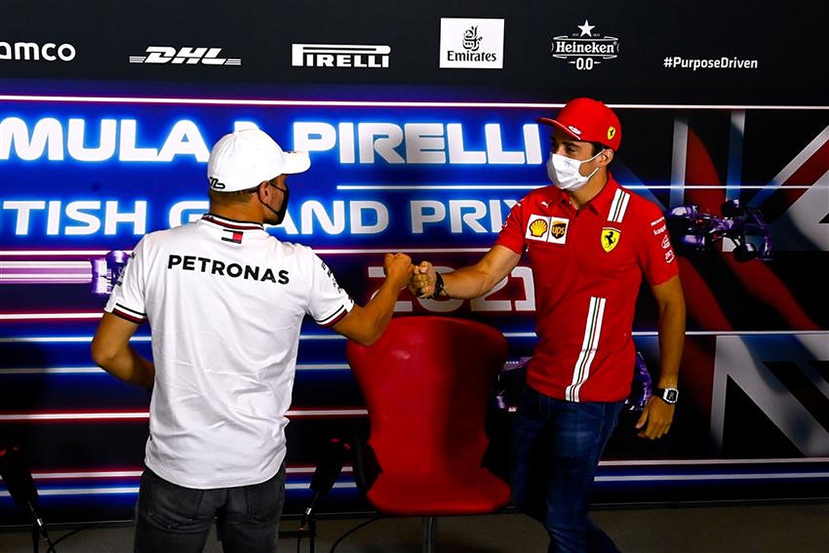 Valtteri Bottas and Charles Leclerc in Formula 1 in 2021.v1