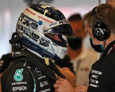 Valtteri Bottas in his last race with Mercedes.v1