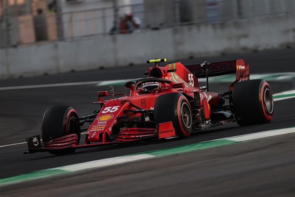 Ferrari driver Carlos Sainz at the Saudi GP 2021.v1