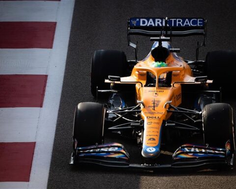 McLaren F1 car at 2021 Abu Dhabi GP.v1
