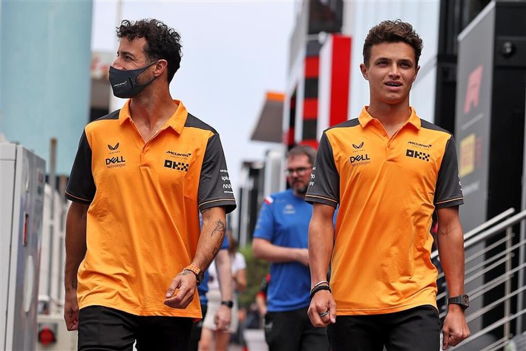 Daniel Ricciardo calls Lando Norris a**hole during foreign