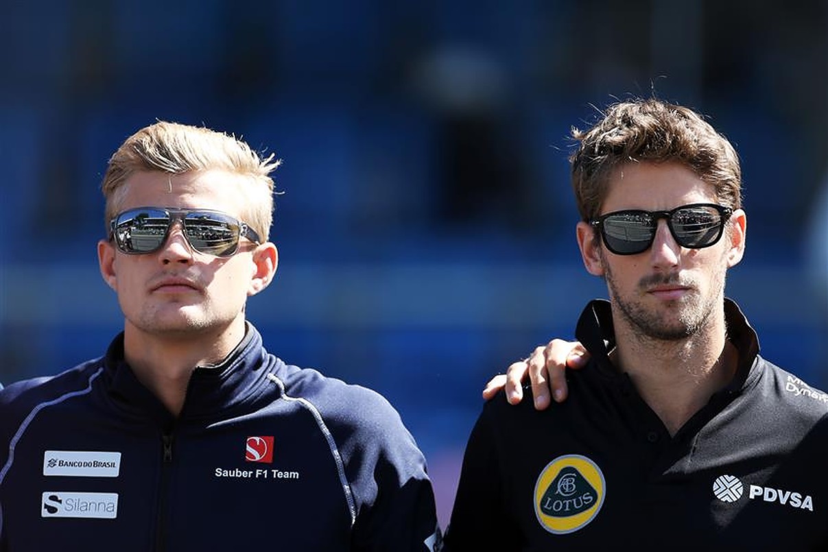 Marcus Ericsson holds talks with 'over-aggressive' Romain Grosjean