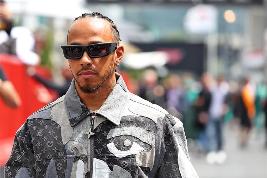 Louis Vuitton on X: Lewis Hamilton (@lewishamilton) entering the