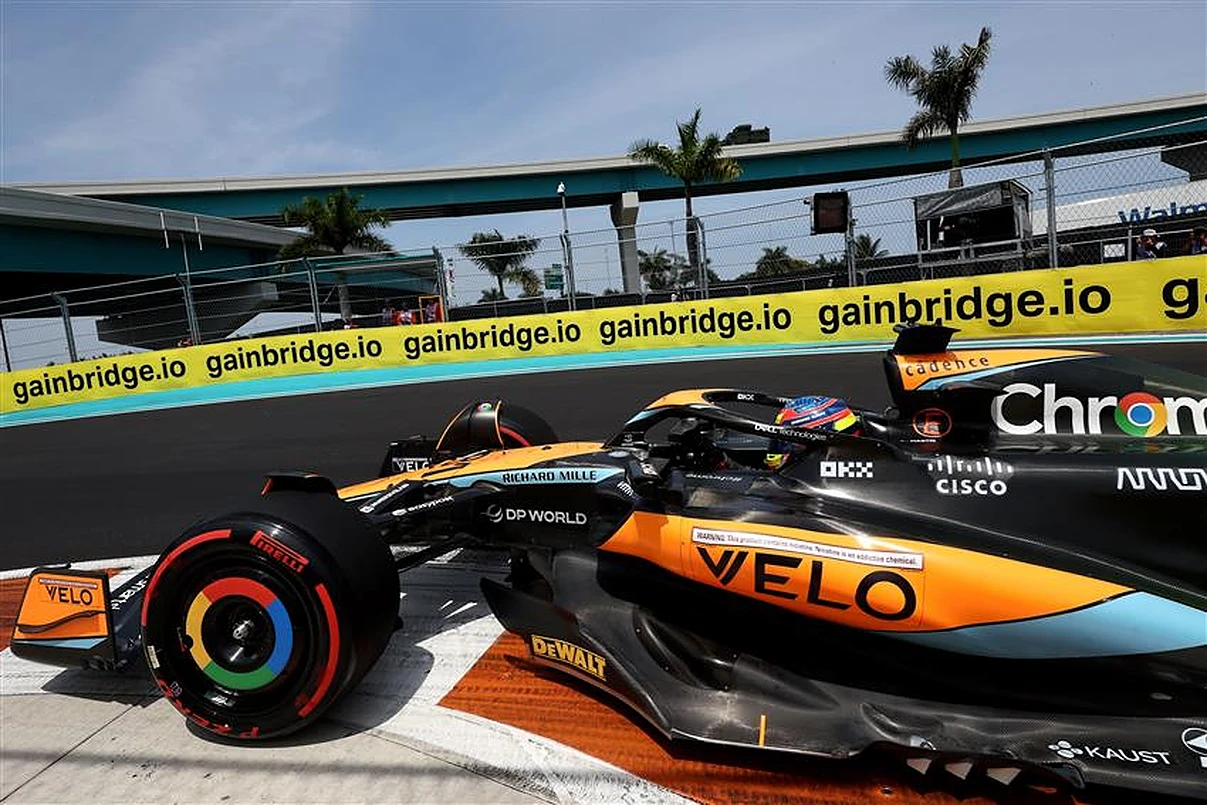Miami GP McLaren introduce warning for major sponsor on cars sidepod